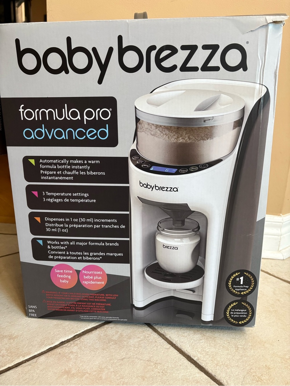 Baby Brezza Formula Pro Advanced Formula Dispenser - White